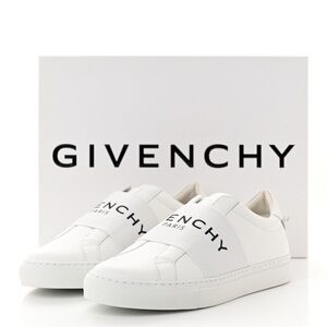 Givenchy Calfskin Band Logo Womens Urban Street Sneakers Size 39.5